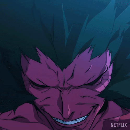 Close Up Cartoon Face With Netflix GIF
