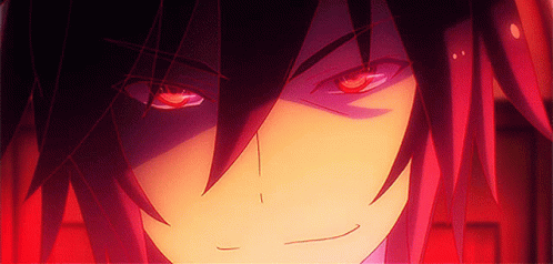 Close Up Character With Red Eyes GIF