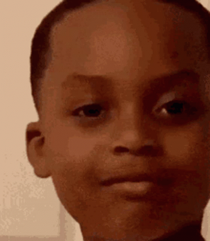 Close Up Child Serious Face