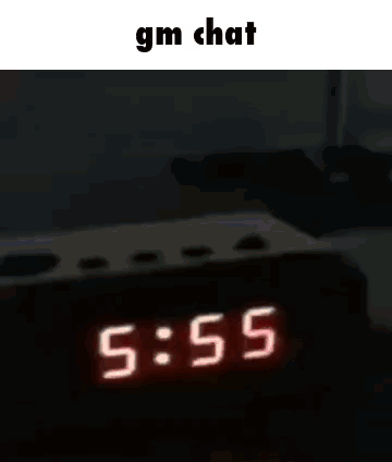 Close Up Clock 5:55
