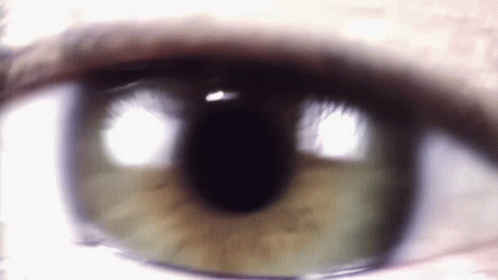 Close Up Eye With Few White Spots