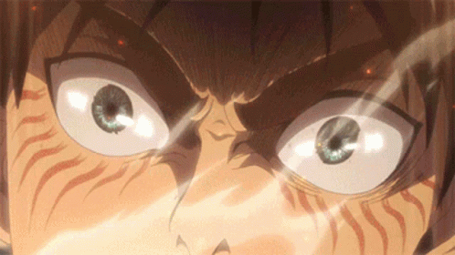 Close Up Eyes With Flame GIF