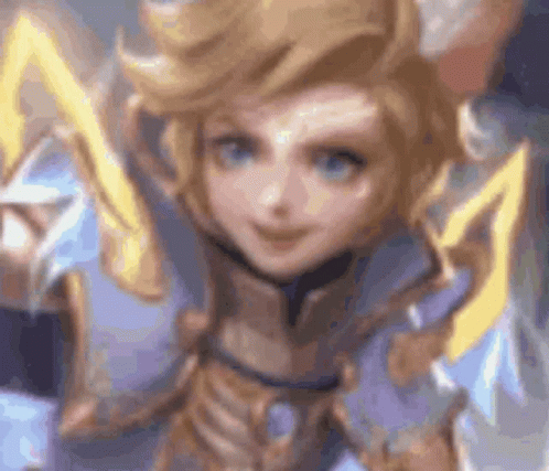 Close Up Face in Video Game