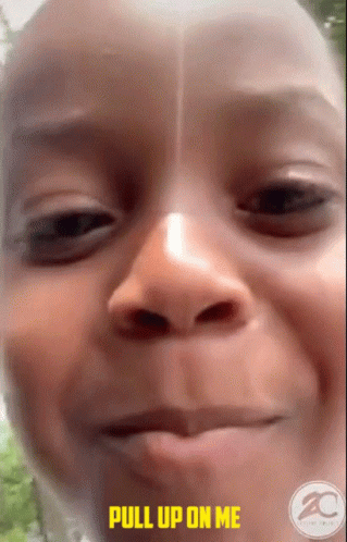 Close Up Face With Pull Up On Me In Yellow GIF