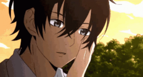 Close Up Face With Sun Behind GIF