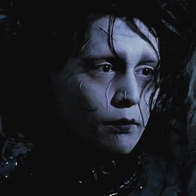 Close Up Face With Tear
