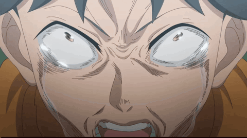 Close Up Face With Tear Running Down Eye