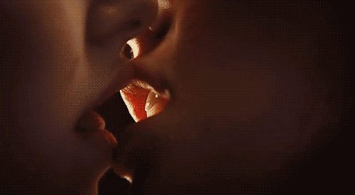 Close Up French Kisses GIF