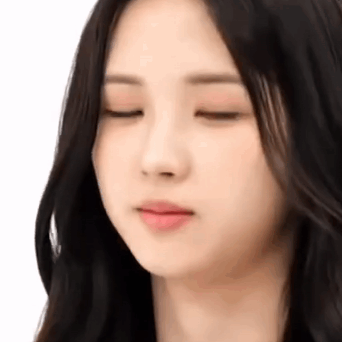 Close Up Girl Eyes Closed GIF