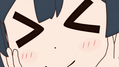 Close Up Girl Eyes Closed Hand on Face