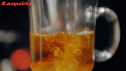 Close Up Glass With Esquire on Bottom