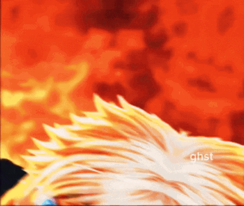 Close Up Hair With Ghost Written GIF