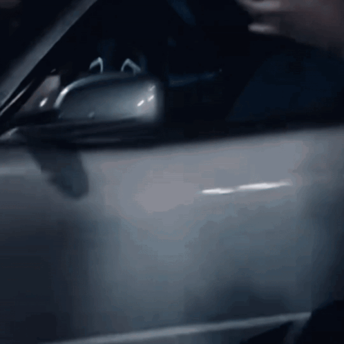 Close-Up Hand on Car Door
