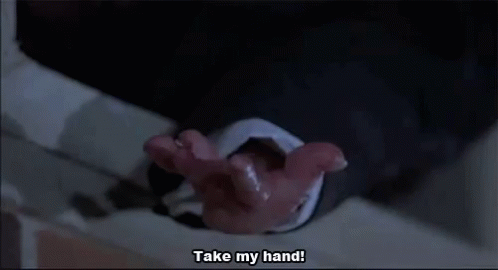 Close Up Hand with Take My Hand