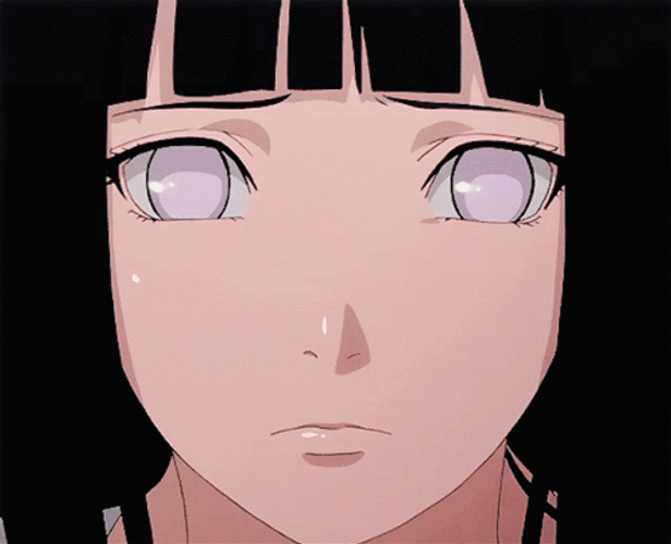 Close Up Hinata Hyuga  GIF