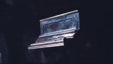 Close Up Machine Cutting Metal With Smoke