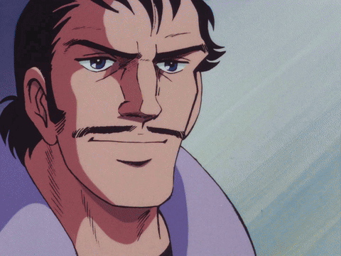 Close Up Man Face Blue Eyes Mustache