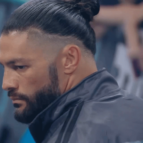 Close Up Man Face Bun GIF