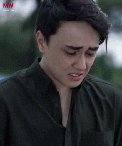 Close Up Man Face Saying Mw GIF