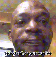 Close Up Man Face Te Extraño Agus Vuelve