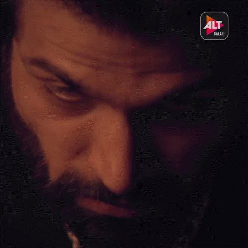 Close Up Man Face with Alt Balaji Logo