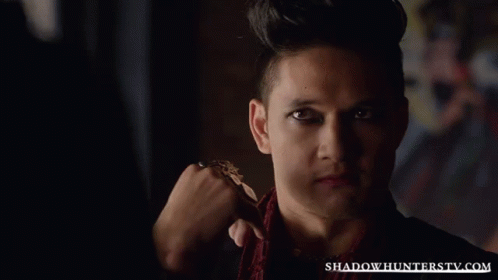 Close Up Man Face With ShadowhuntersTV.com