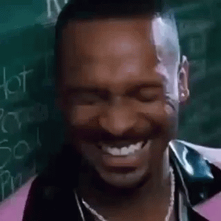 Close Up Man Laughing Eyes Closed GIF