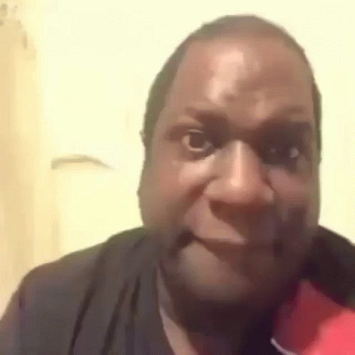 Close Up Man Making Funny Face GIF
