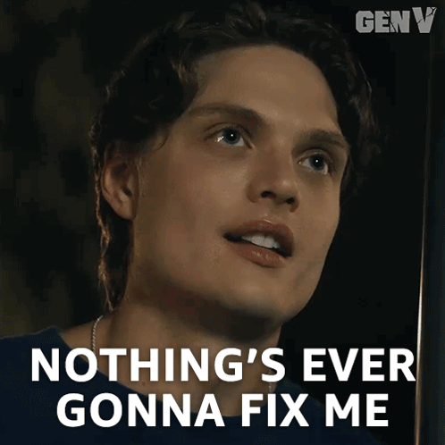 Close Up Man Nothing's Ever Gonna Fix Me GIF