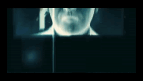 Close Up Man's Face Black Screen