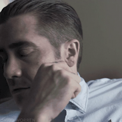 Close Up Man's Face David Worren GIF