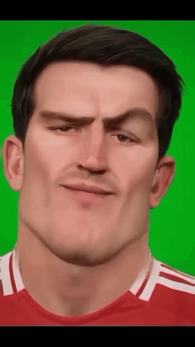 Close Up Man's Face Green Screen