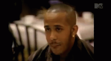 Close Up Man's Face MTV Logo GIF