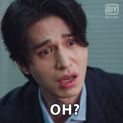 Close-Up Man's Face Saying Oh GIF
