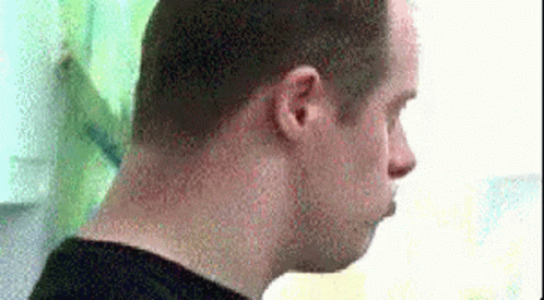 Close Up Man's Head And Neck Blurry Photo GIF