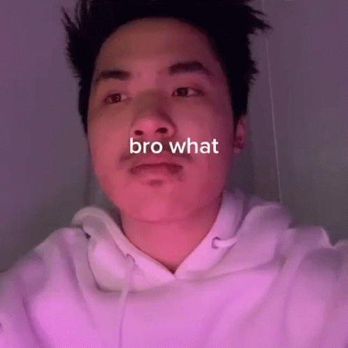 Close Up Man Saying Bro What