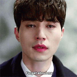 Close Up Man Saying Forget About Me GIF