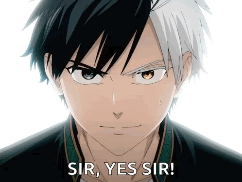 Close Up Man Saying Sir Yes Sir