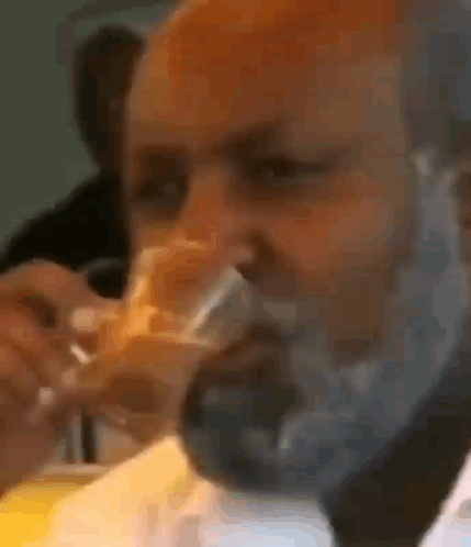 Close-Up Man With Beard And Mask GIF