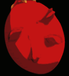 Close Up Man with Blood from Eyes