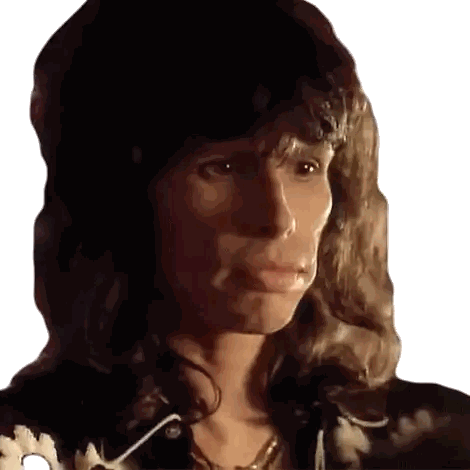 Close-Up Man with Long Hair