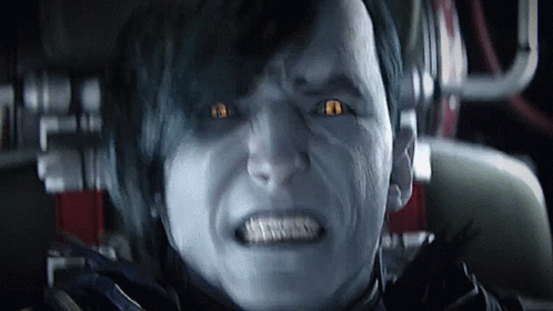 Close-Up Man With Mouth Open