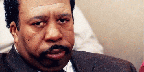 Close-Up Man With Mustache In Suit And Tie GIF