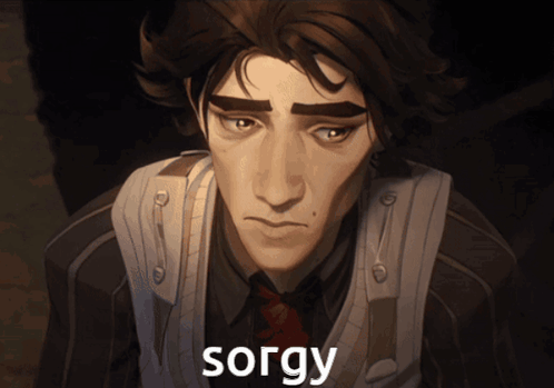 Close Up Man With Sorgy on Face