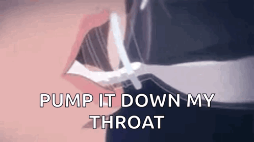 Close-Up Mouth Pump It Down My Throat