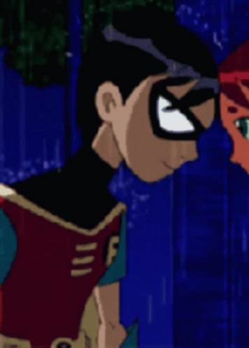Close Up Of A Robin Cartoon Character GIF
