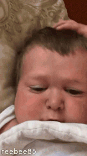 Close Up Of Baby's Head Reebee86 GIF