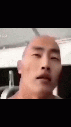 Close Up Of Bald Man's Face GIF