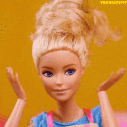 Close Up of Barbie Doll Face With Trendizisit