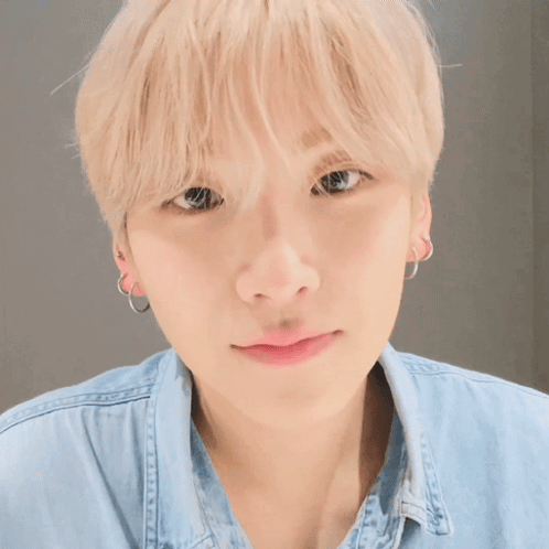 Close Up of Blonde Hair Person